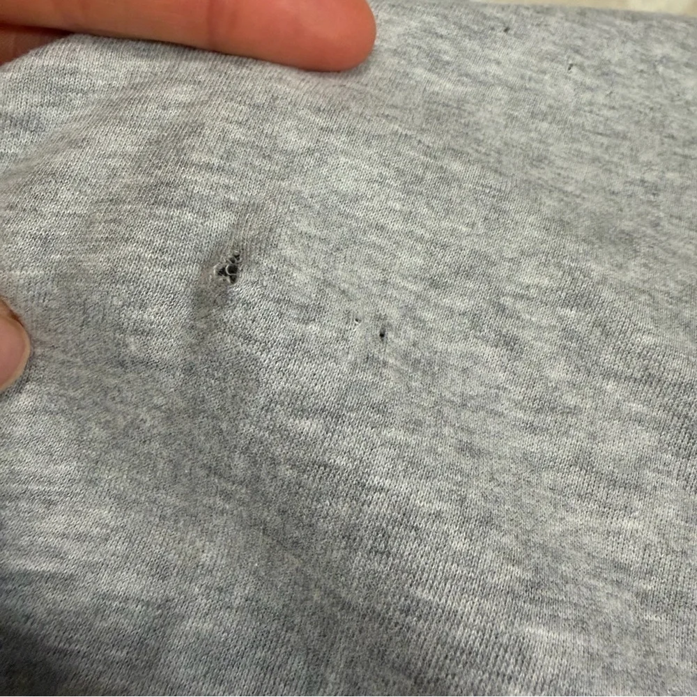 J crew heather grey Cotton washed jersey tee